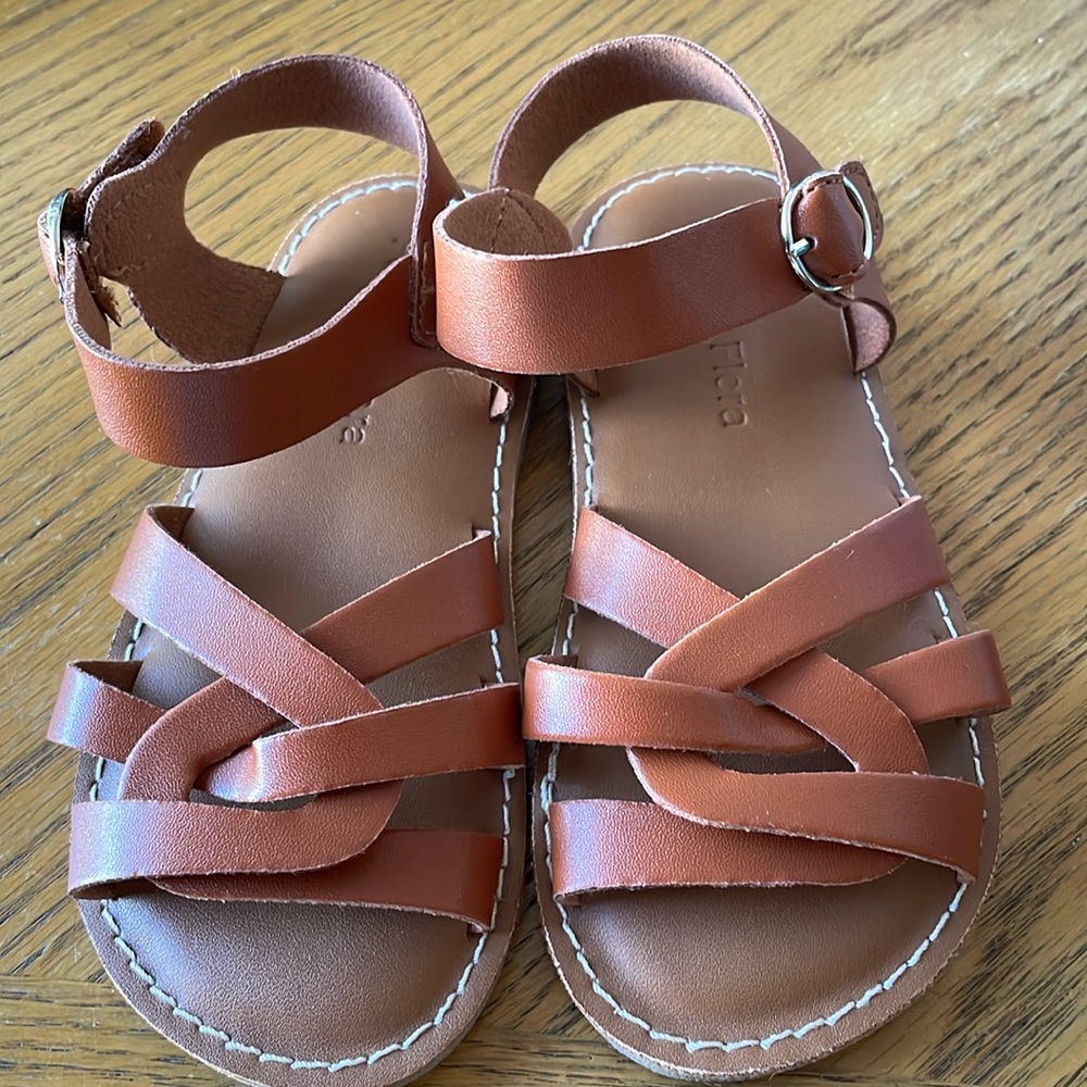 Felix & Flora Girl Toddler Sandals Size 16.1 cm Excellent Like New Condition